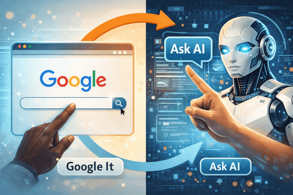 Ask AI is the new Google IT
