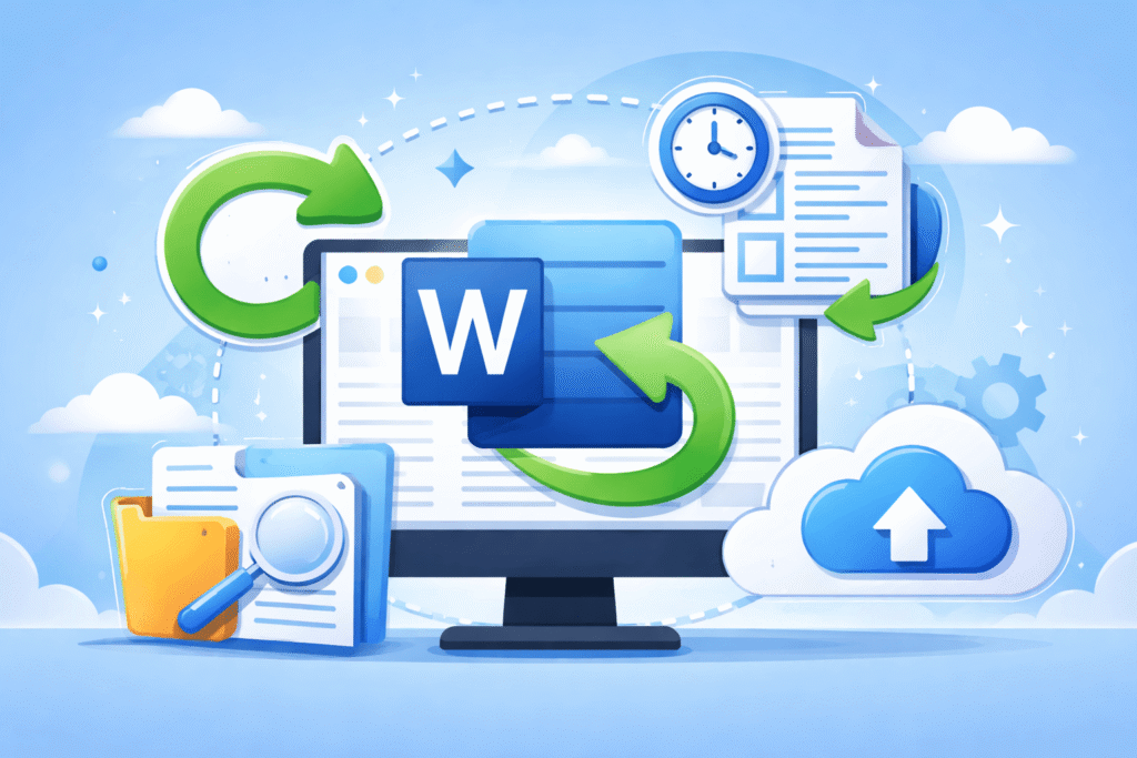 4 Smart Ways to Recover Lost Work in Microsoft Word