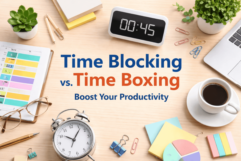 The Key Differences Between Time Blocking and Time Boxing — And How to Use Both for Maximum Productivity